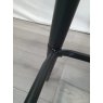 Kent - Dark Grey Faux Leather Bar Stools with Black Legs (Pair) - Grade A2 - Ref #0520 Kent - Dark Grey Faux Leather Bar Stools with Black Legs (Pair) - Grade A2 - Ref #0520