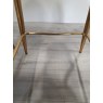 Kent - Dark Grey Faux Leather Bar Stools with Gold Legs (Pair) - Grade A3 - Ref #0320 Kent - Dark Grey Faux Leather Bar Stools with Gold Legs (Pair) - Grade A3 - Ref #0320