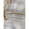 Kent - Dark Grey Faux Leather Bar Stools with Gold Legs (Pair) - Grade A3 - Ref #0320 Kent - Dark Grey Faux Leather Bar Stools with Gold Legs (Pair) - Grade A3 - Ref #0320