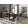 Kent - Dark Grey Faux Leather Chairs with Black Legs (Pair) Kent - Dark Grey Faux Leather Chairs with Black Legs (Pair)