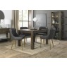 Kent - Dark Grey Faux Leather Chairs with Gold Legs (Pair) Kent - Dark Grey Faux Leather Chairs with Gold Legs (Pair)