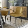 Mustard Velvet Fabri