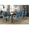 Kent - Petrol Blue Velvet Fabric Chairs with Gold Legs (Pair) Kent - Petrol Blue Velvet Fabric Chairs with Gold Legs (Pair)