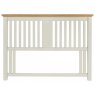 Montana Soft Grey & Pale Oak Headboard Slatted Double 135cm