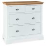 Montana Two Tone 2+2 Drawer Chest - Grade A2 - Ref #0197 Montana Two Tone 2+2 Drawer Chest - Grade A2 - Ref #0197