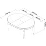 Montana Two Tone 4-6 Extension Dining Table Montana Two Tone 4-6 Extension Dining Table