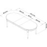 Montana Two Tone 6-8 Extension Dining Table Montana Two Tone 6-8 Extension Dining Table