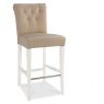 Montana Two Tone Upholstered Bar Stool - Ivory Bonded Lthr (Pair) Montana Two Tone Upholstered Bar Stool - Ivory Bonded Lthr (Pair)