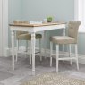 Montana Two Tone Upholstered Bar Stool - Ivory Bonded Lthr (Pair) Montana Two Tone Upholstered Bar Stool - Ivory Bonded Lthr (Pair)