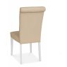 Montana Two Tone Upholstered Chair - Ivory Bonded Leather (Pair) Montana Two Tone Upholstered Chair - Ivory Bonded Leather (Pair)