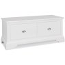 Montana White Blanket Box