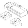 Nordic Aged Oak Entertainment Unit Nordic Aged Oak Entertainment Unit
