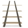 Nordic Aged Oak Open Display Unit Nordic Aged Oak Open Display Unit