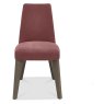 Nordic Aged Oak Upholstered Chair - Mulberry (Pair) Nordic Aged Oak Upholstered Chair - Mulberry (Pair)