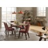 Nordic Aged Oak Upholstered Chair - Mulberry (Pair) Nordic Aged Oak Upholstered Chair - Mulberry (Pair)