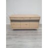 Nordic Aged Oak Wide Sideboard - Grade A3 - Ref #0465 Nordic Aged Oak Wide Sideboard - Grade A3 - Ref #0465