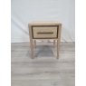 Oakland Aged Oak & Weathered Oak 1 Drawer Nightstand - Grade A3 - Ref #0503 Oakland Aged Oak & Weathered Oak 1 Drawer Nightstand - Grade A3 - Ref #0503