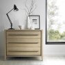 Oakland Aged Oak & Weathered Oak 3 Drawer Chest