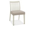 Palermo Grey Washed Low Slat Back Chair - Grey Bonded Leather (Pair) Palermo Grey Washed Low Slat Back Chair - Grey Bonded Leather (Pair)
