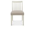 Palermo Grey Washed Low Slat Back Chair - Grey Bonded Leather (Pair) Palermo Grey Washed Low Slat Back Chair - Grey Bonded Leather (Pair)