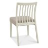 Palermo Grey Washed Low Slat Back Chair - Grey Bonded Leather (Pair) Palermo Grey Washed Low Slat Back Chair - Grey Bonded Leather (Pair)