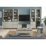 Palermo Grey Washed Oak & Soft Grey Nest Of Lamp Tables Palermo Grey Washed Oak & Soft Grey Nest Of Lamp Tables