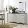 Palermo Grey Washed Oak & Soft Grey Wide Sideboard
