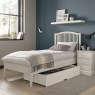 Rivendell White Slatted Bedstead Single 90cm