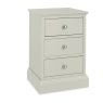 Rivendell Soft Grey 3 Drawer Nightstand Rivendell Soft Grey 3 Drawer Nightstand