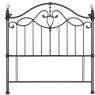 Elena Black Nickel Headboard Double 135cm Elena Black Nickel Headboard Double 135cm