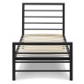 Urban Matt Black Bedstead Single 90cm Urban Matt Black Bedstead Single 90cm