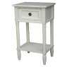 Emily Off White Bedside Table