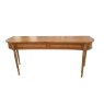 Powerscourt Dark Burl Large Concave Console Table With 2 Drawers