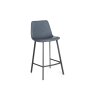 Vintage Blue Pu Counter Stool