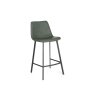 Vintage Green Pu Counter Stool