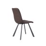 Vintage Taupe Pu Chair with Metal Leg Vintage Taupe Pu Chair with Metal Leg