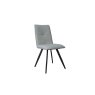 Capo Ivory Pu Chair with Metal Leg Capo Ivory Pu Chair with Metal Leg