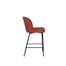 Clio Red Fabric Counter Stool Clio Red Fabric Counter Stool
