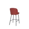 Clio Red Fabric Counter Stool Clio Red Fabric Counter Stool