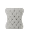 Guia Grey Button Back Dining Chair (With Piping)