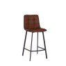 Louise Pu Vintage Cognac Counter Stool Louise Pu Vintage Cognac Counter Stool
