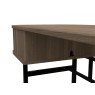 Velvet Desk with Laptop Shelf Velvet Desk with Laptop Shelf
